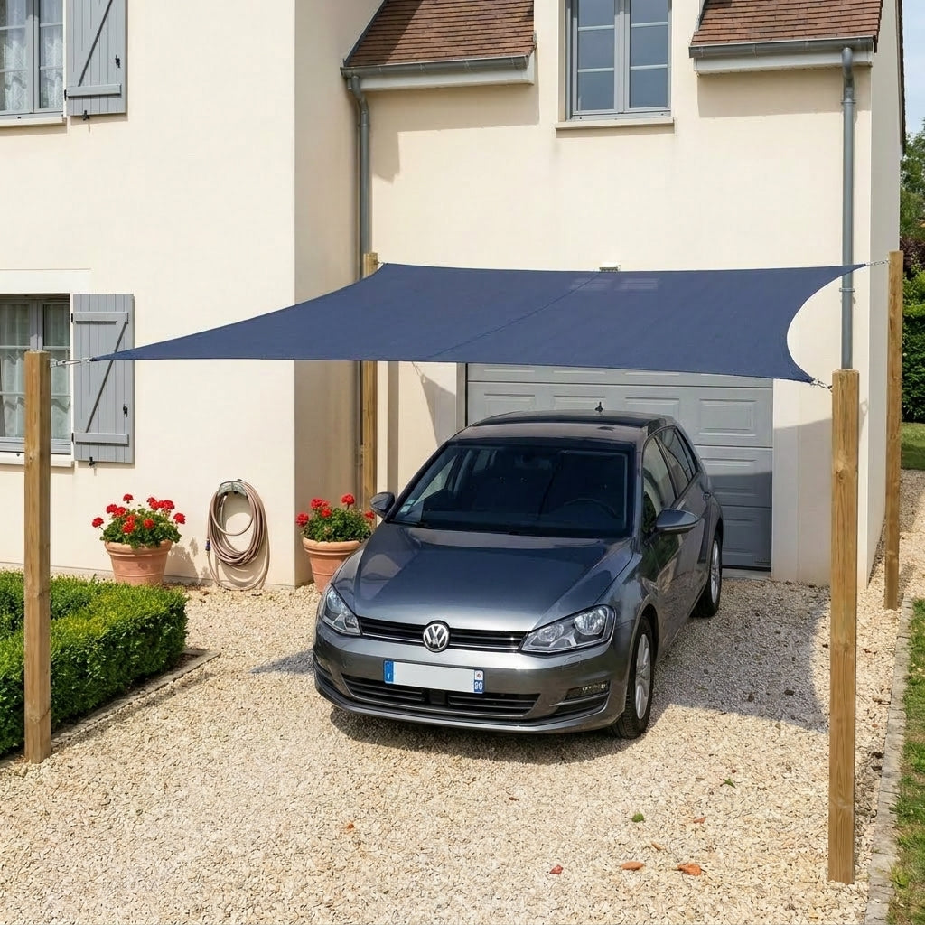 Voile d'ombrage bleu - autre coloris disponible