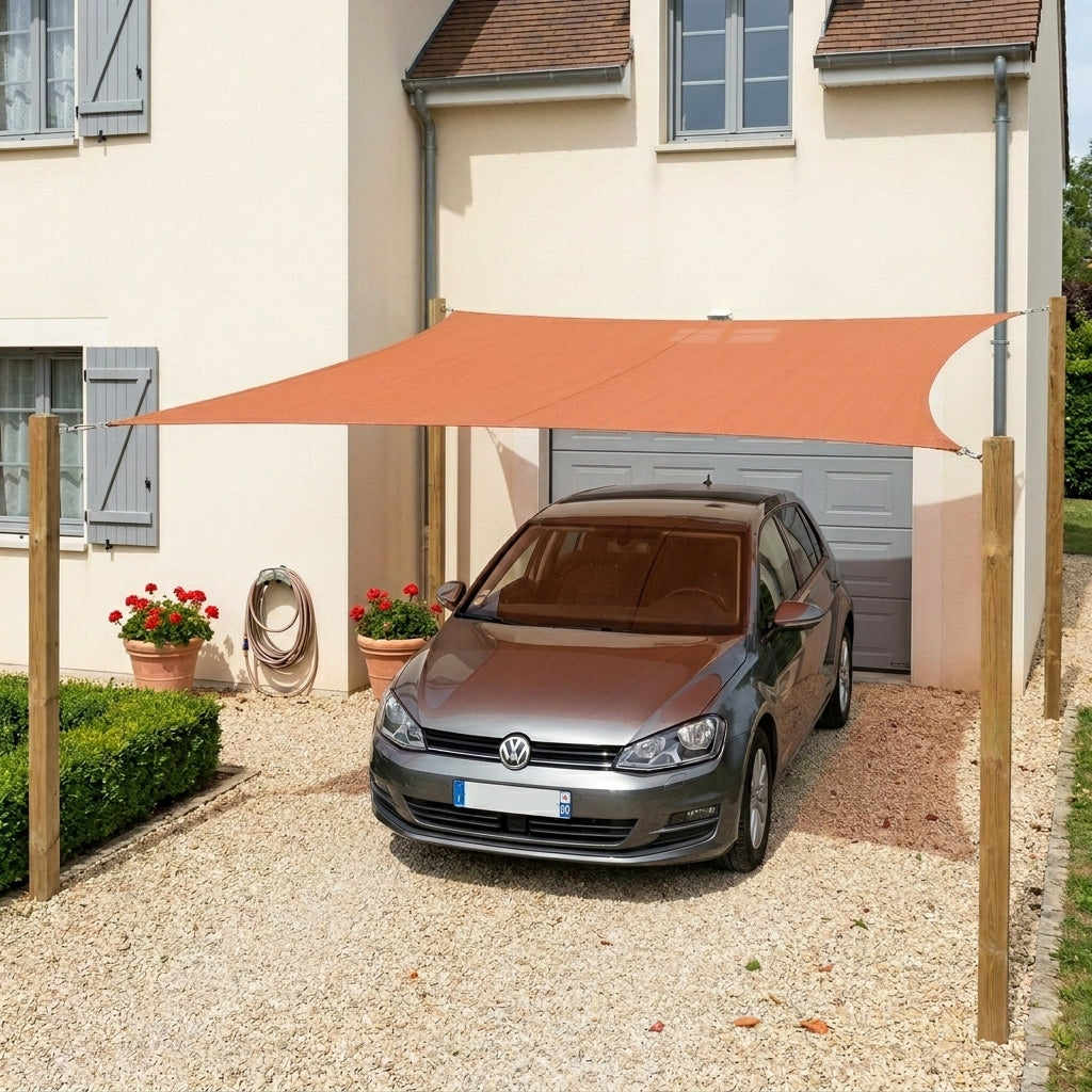 Voile d'ombrage orange - aperçu des coloris