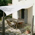 Voile d'ombrage blanc - format carré ou rectangulaire