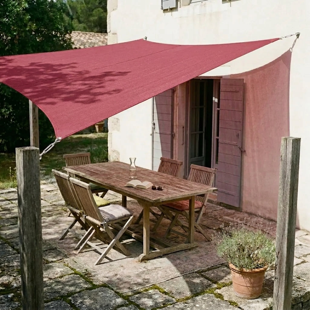 Voile d'ombrage carré magenta