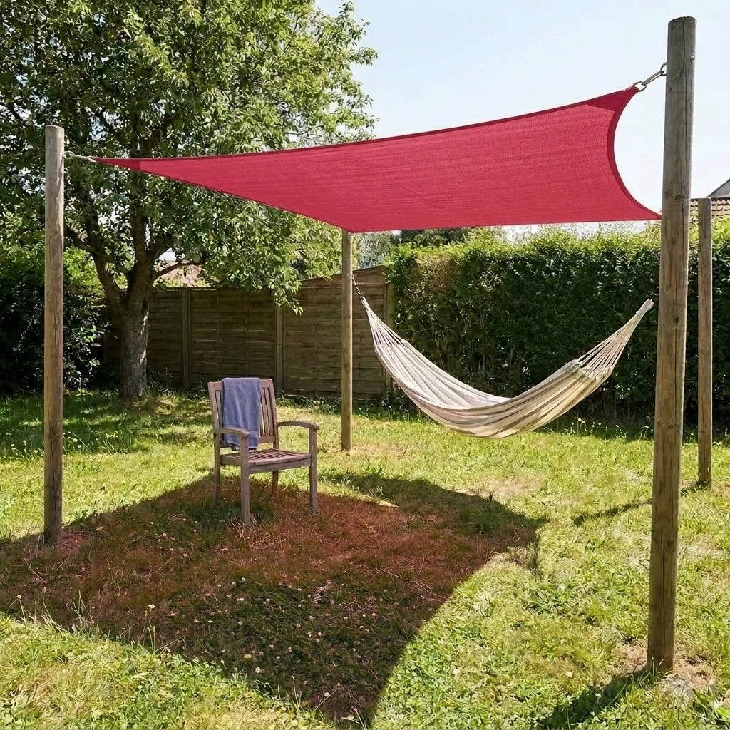 Voile d'ombrage carré magenta