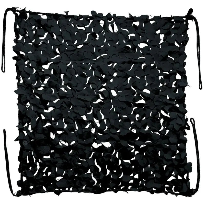 Rideau en filet de camouflage - coloris noir