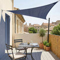 Voile d'ombrage triangulaire bleu