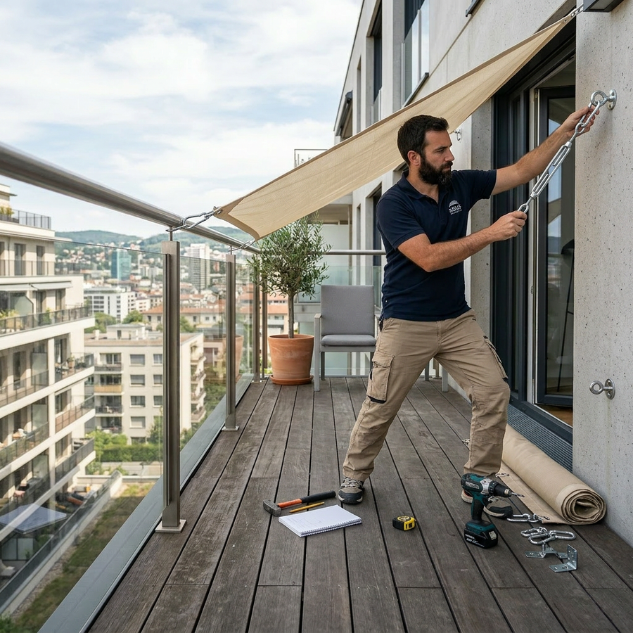 Fixer le filet étape par étape