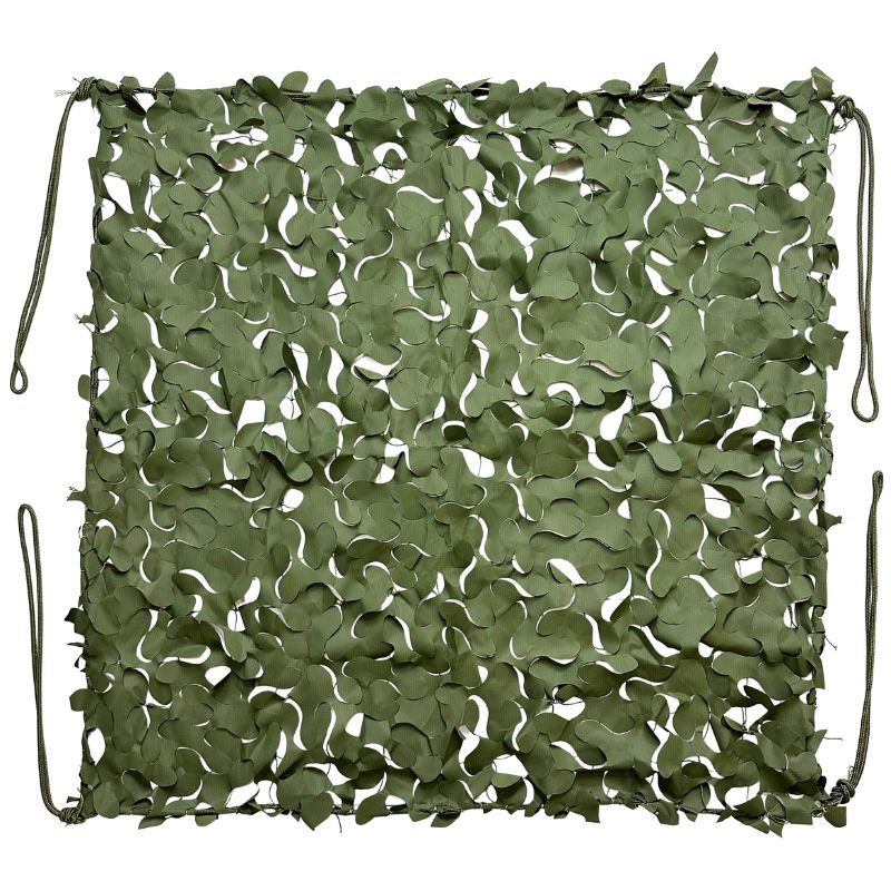 Rideau en filet de camouflage - coloris vert