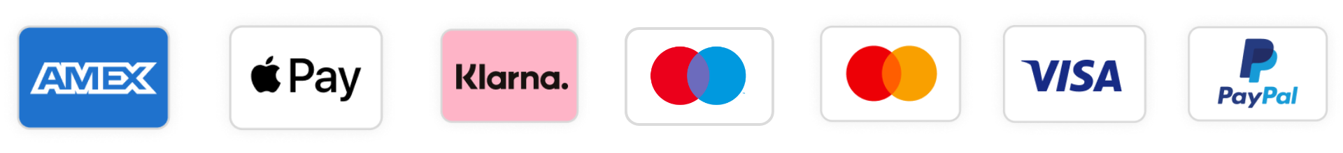 Moyens de paiement acceptés